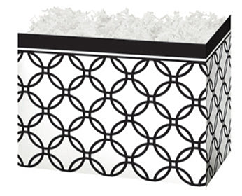 Black White Deco Gift Basket Boxes