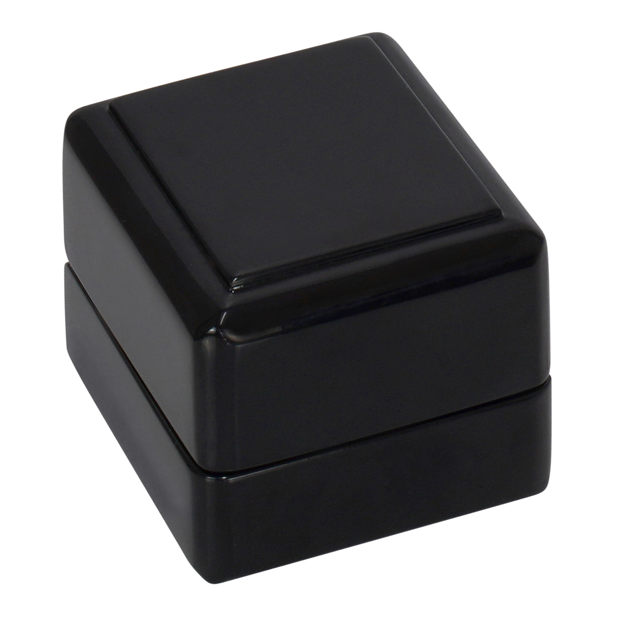 Wooden Single Earring Box with Suede Insert