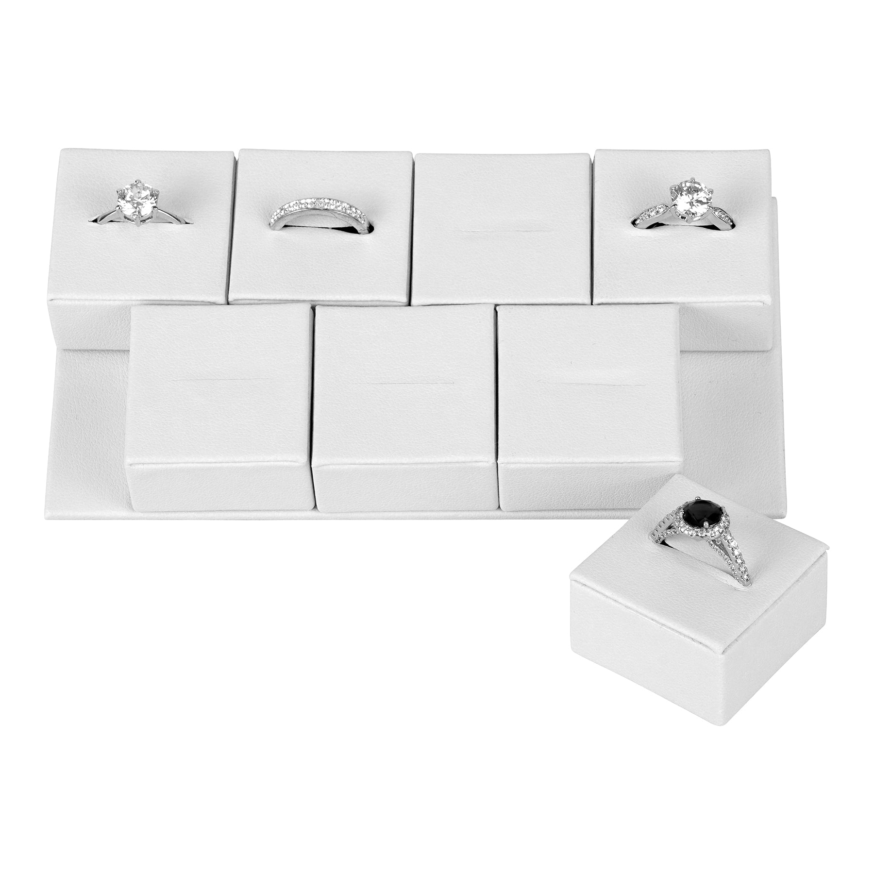Breakaway Tray with Eight Ring Displays