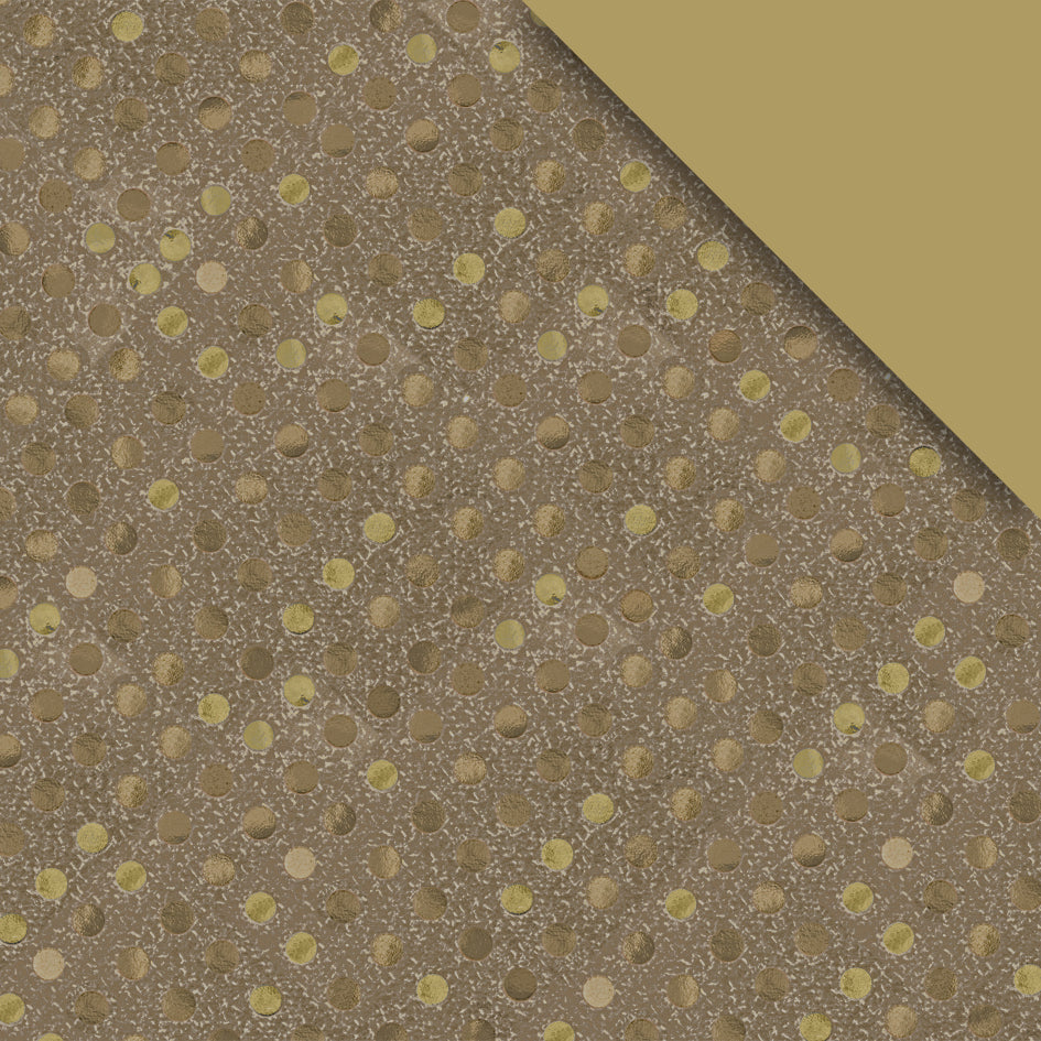 Bronze Dots Two-Sided Jeweller's Wrapping Paper