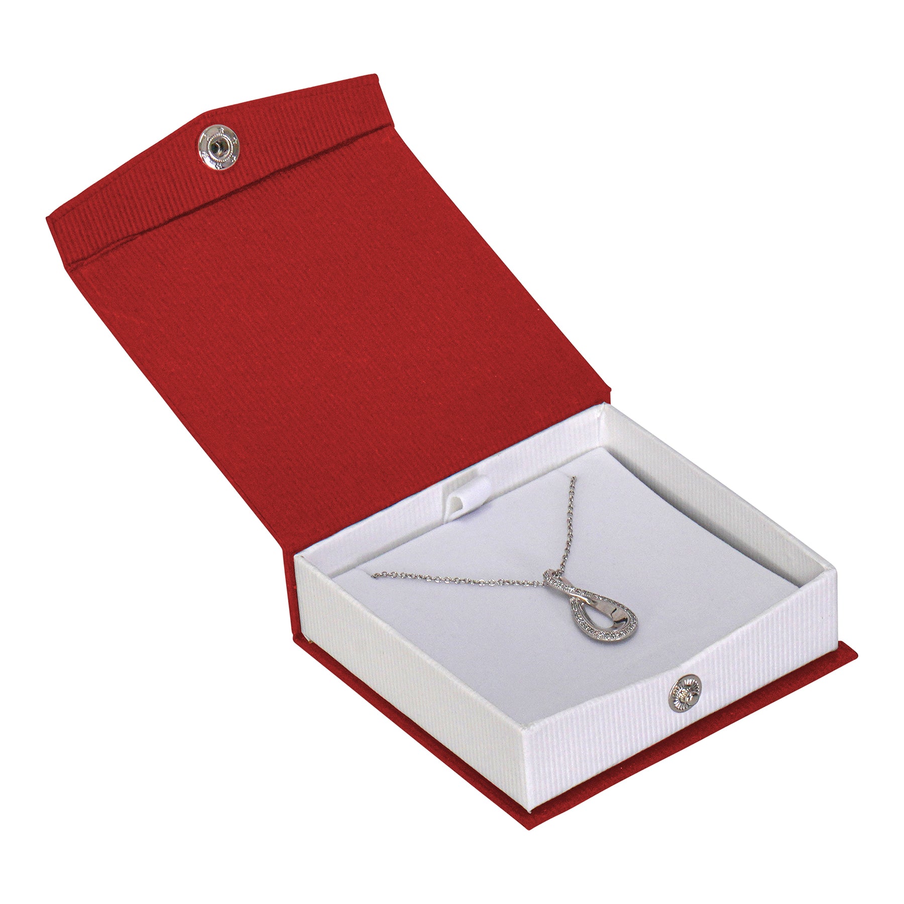 Textured Paper Covered Universal Box with White Insert