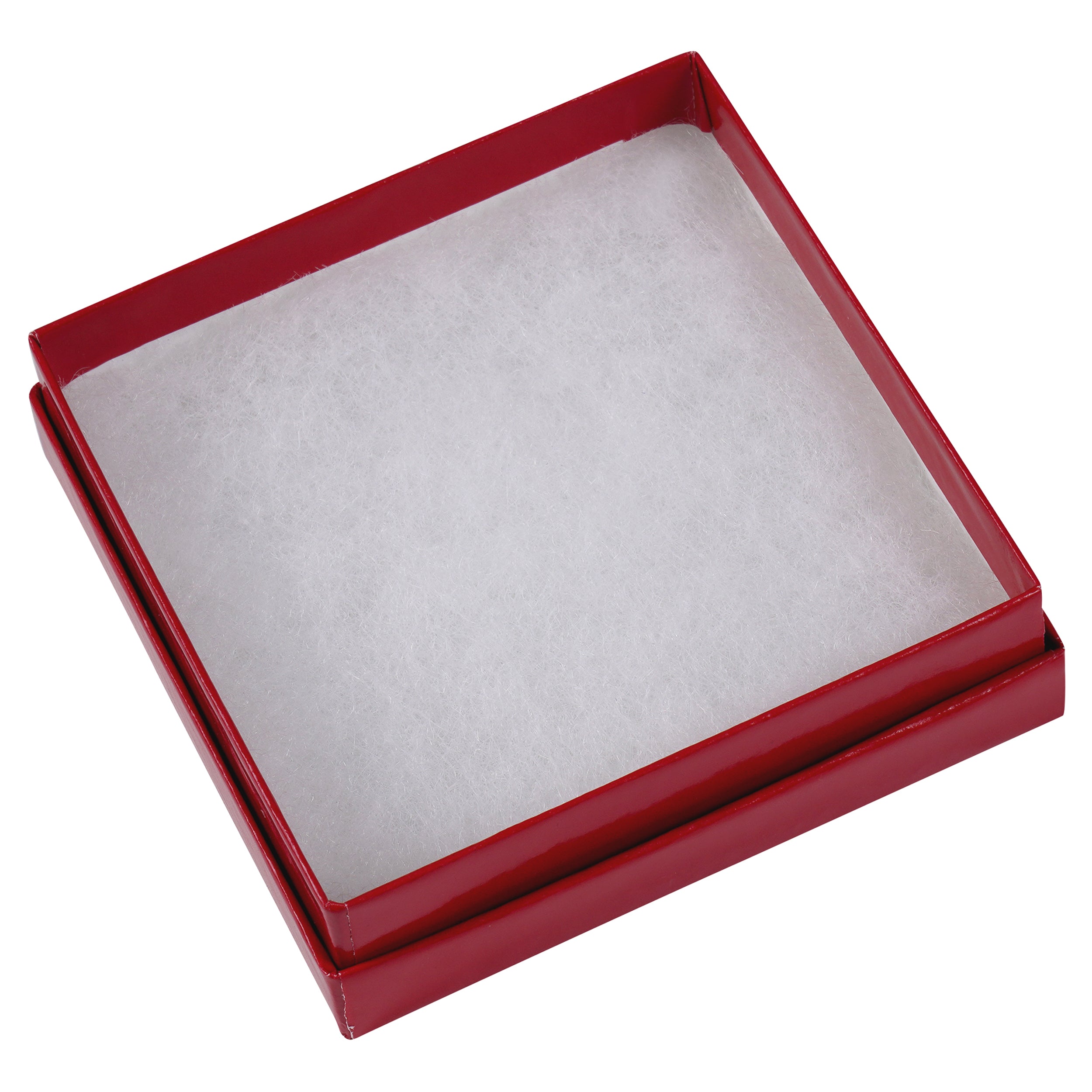 Red Cotton Filled Cardboard Boxes