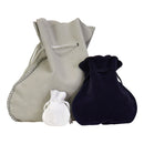 Round Suedine Pouch