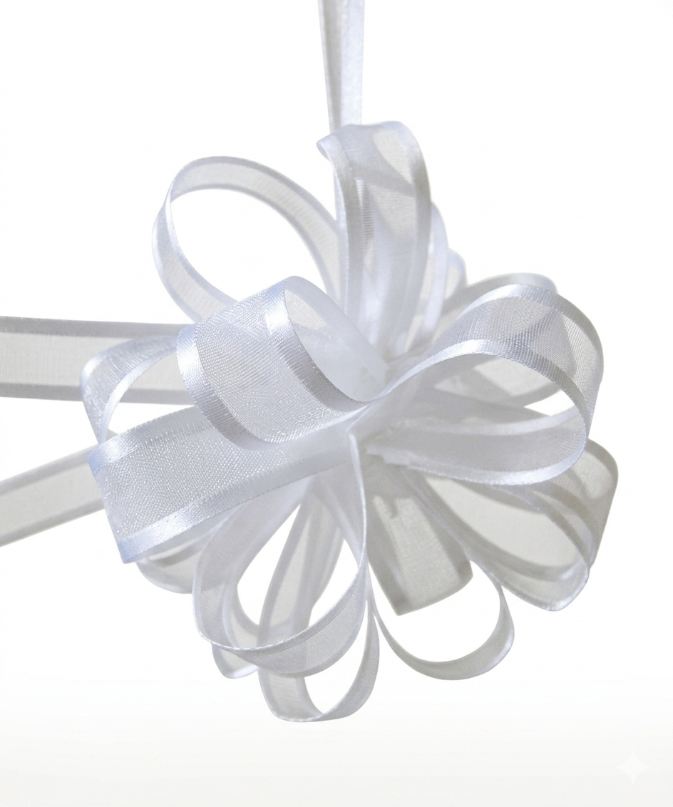 Satin-Edged Pull Bow