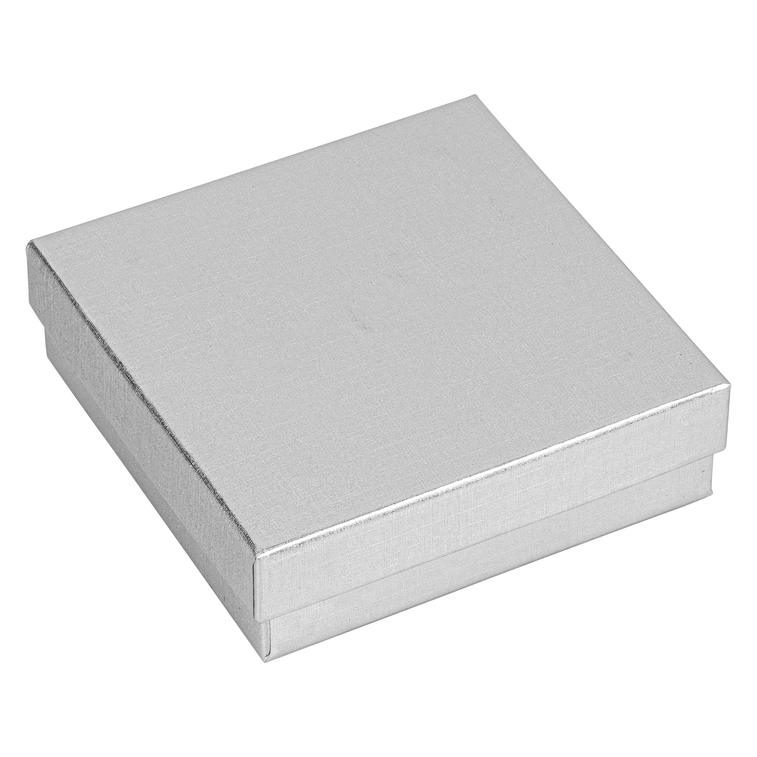 Cotton Filled Linen Metallic Manilla Box