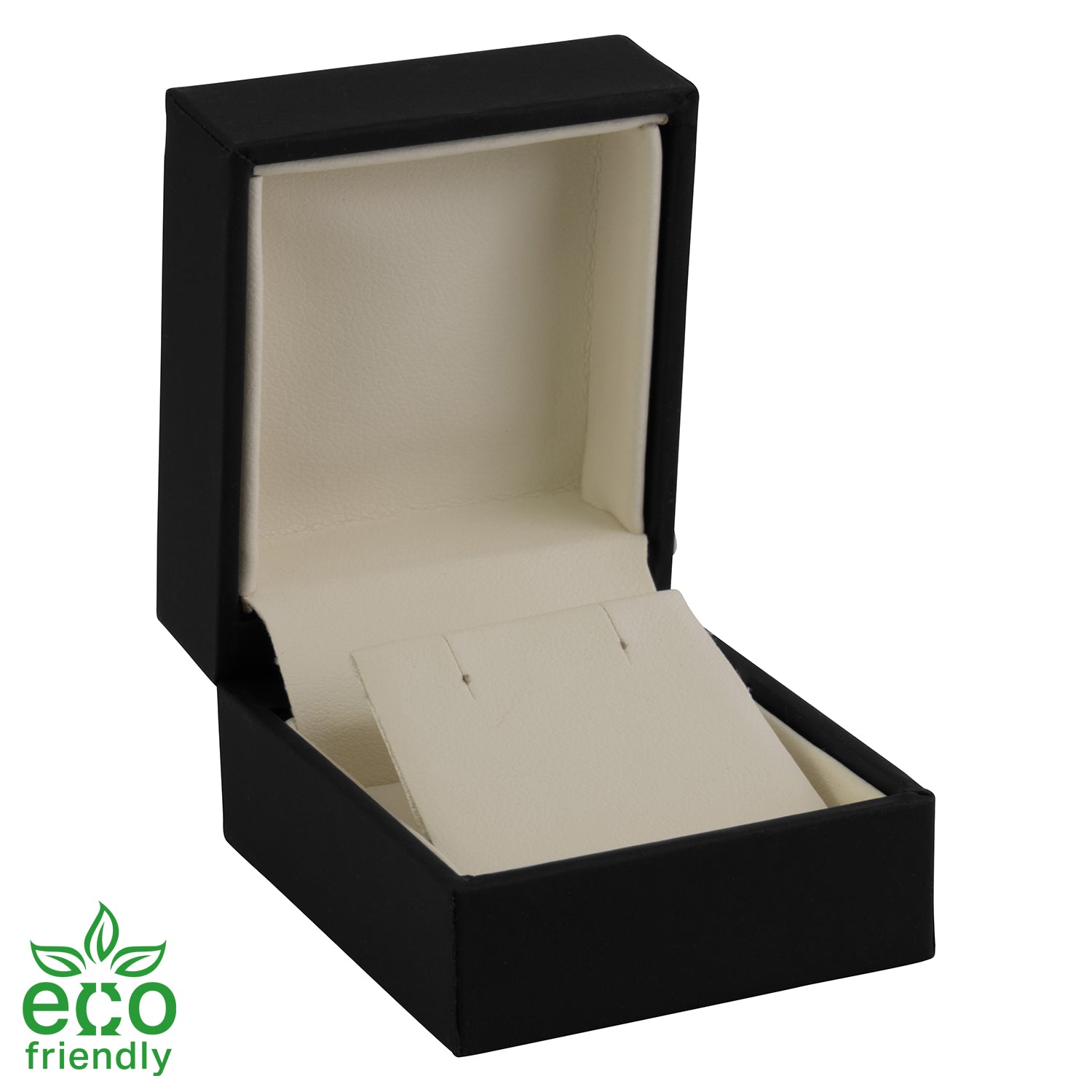 Eco-Friendly Matte Paper-Covered Single Earring Box with Matching Moulded Sleeve