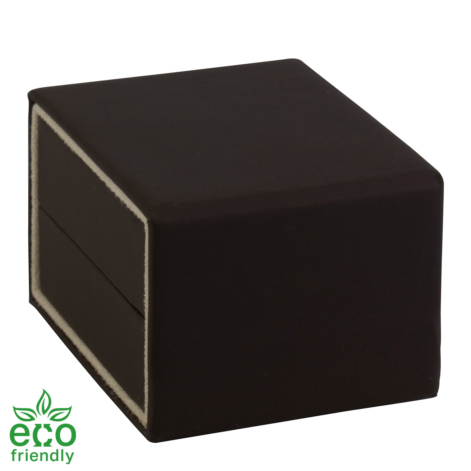 Eco-Friendly Matte Paper-Covered Single Earring Box with Matching Moulded Sleeve