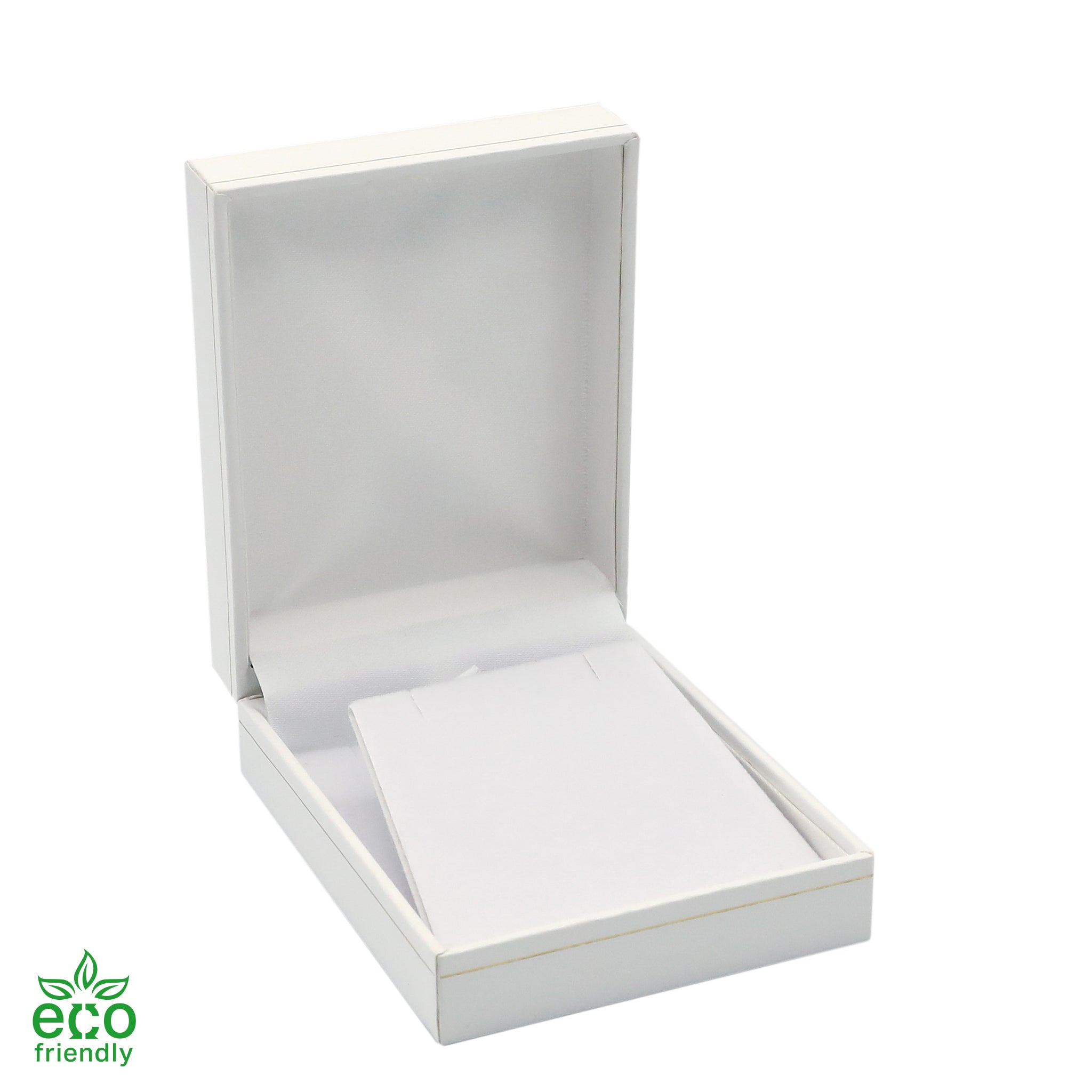 Eco-Friendly Paper-Covered Clip Earring Box with Gold Accent