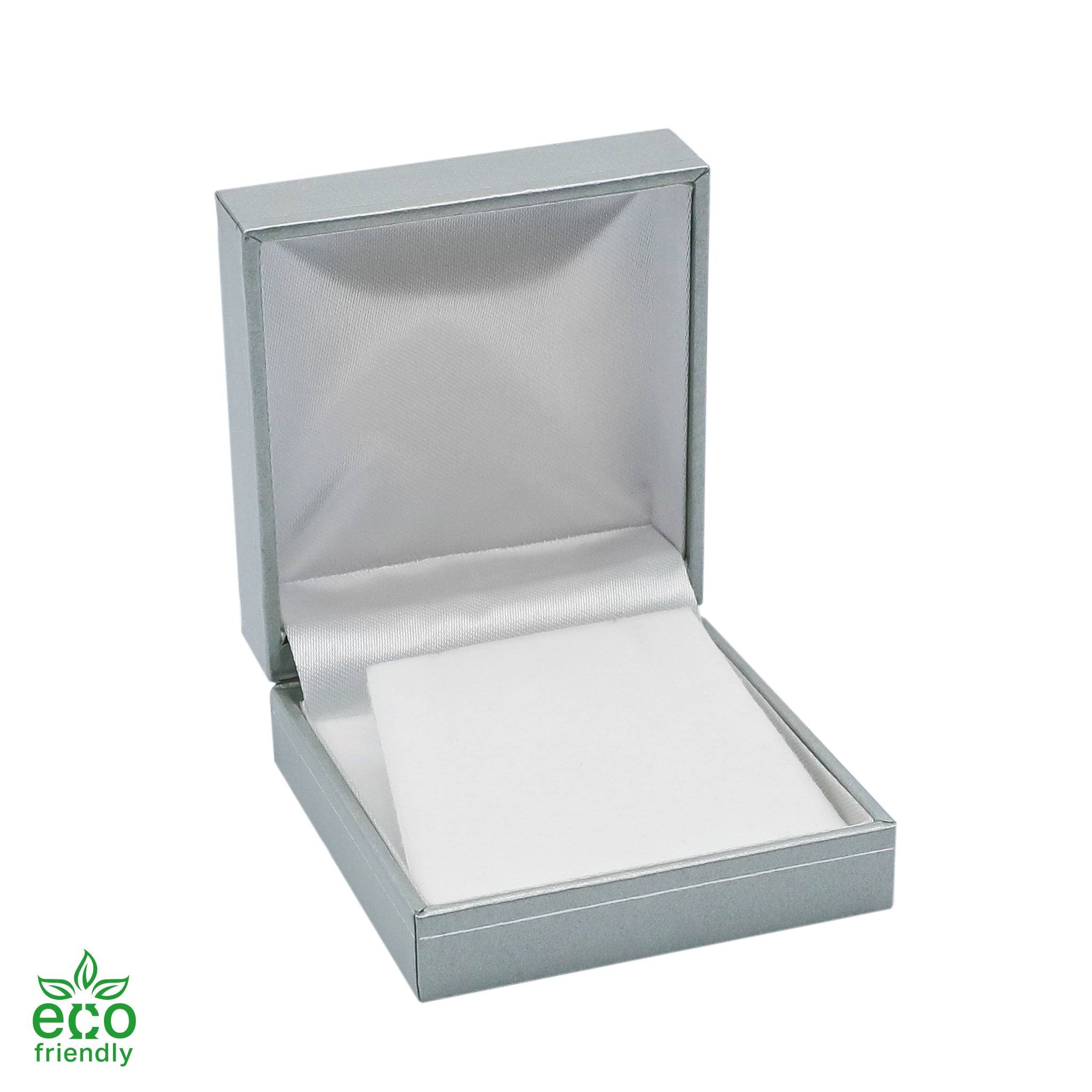 Eco-Friendly Paper-Covered Large Pendant Box with Gold Accent