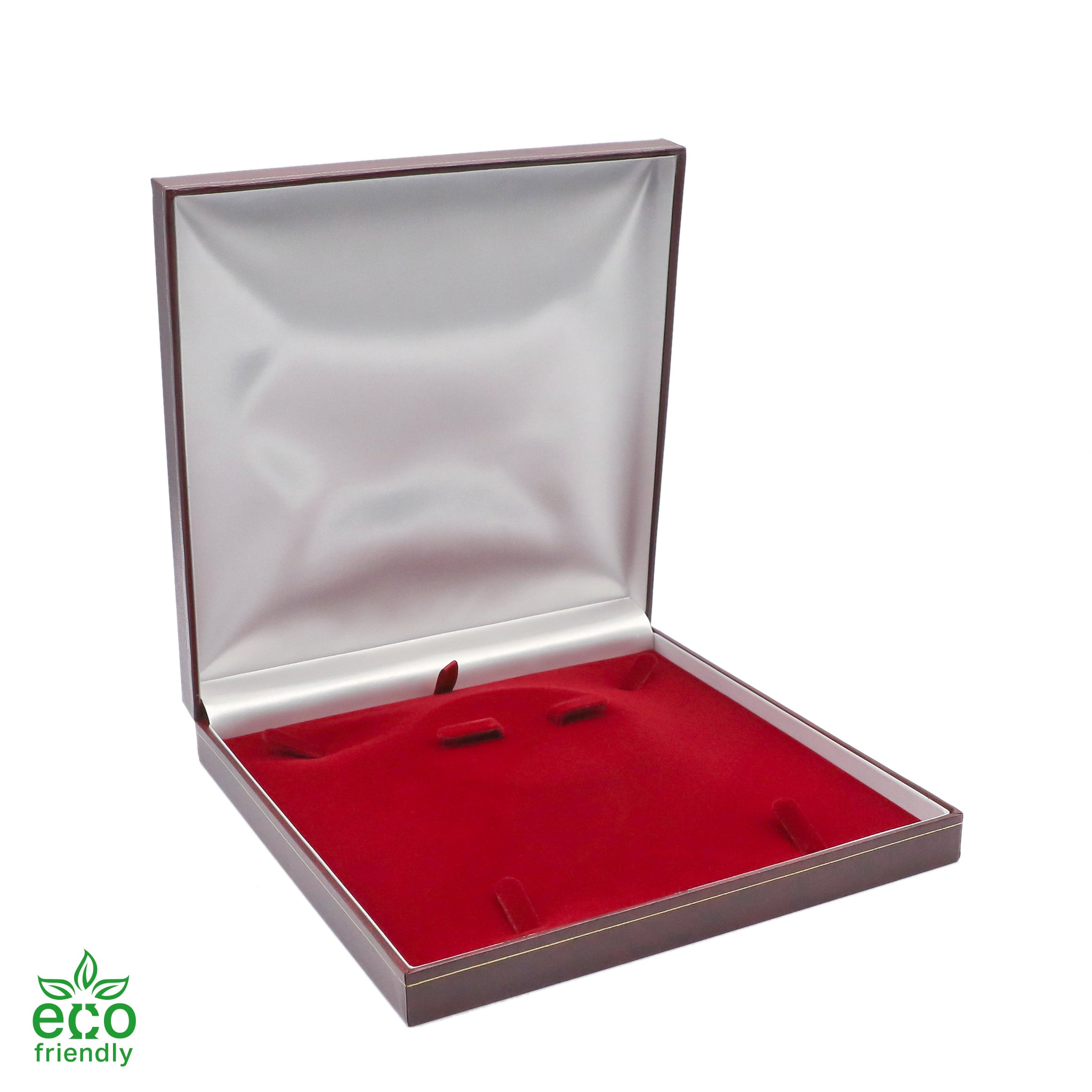 Eco-Friendly Paper-Covered Large Set Box with Gold Accent