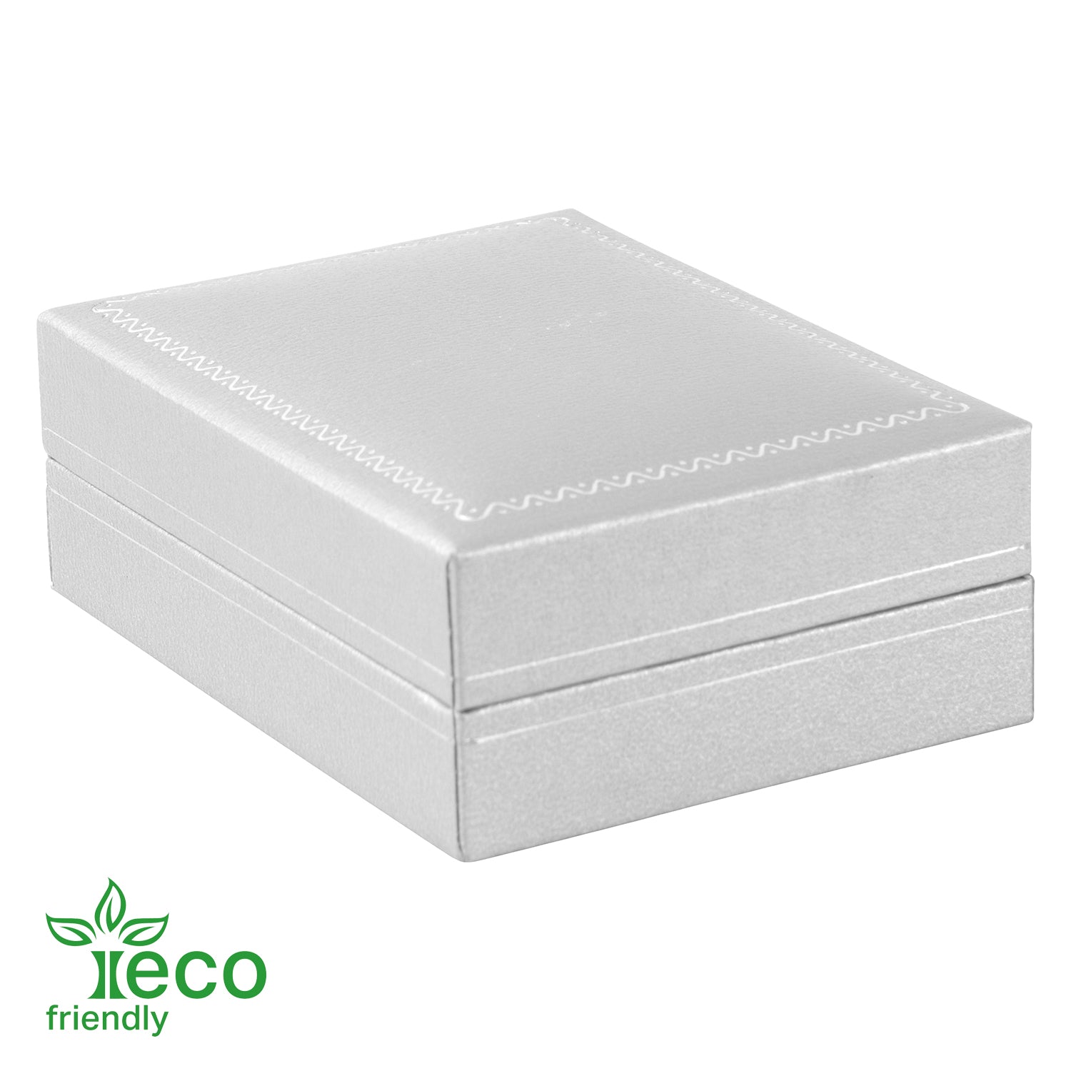 Eco-Friendly Paper-Covered Pendant Box with Gold Accent