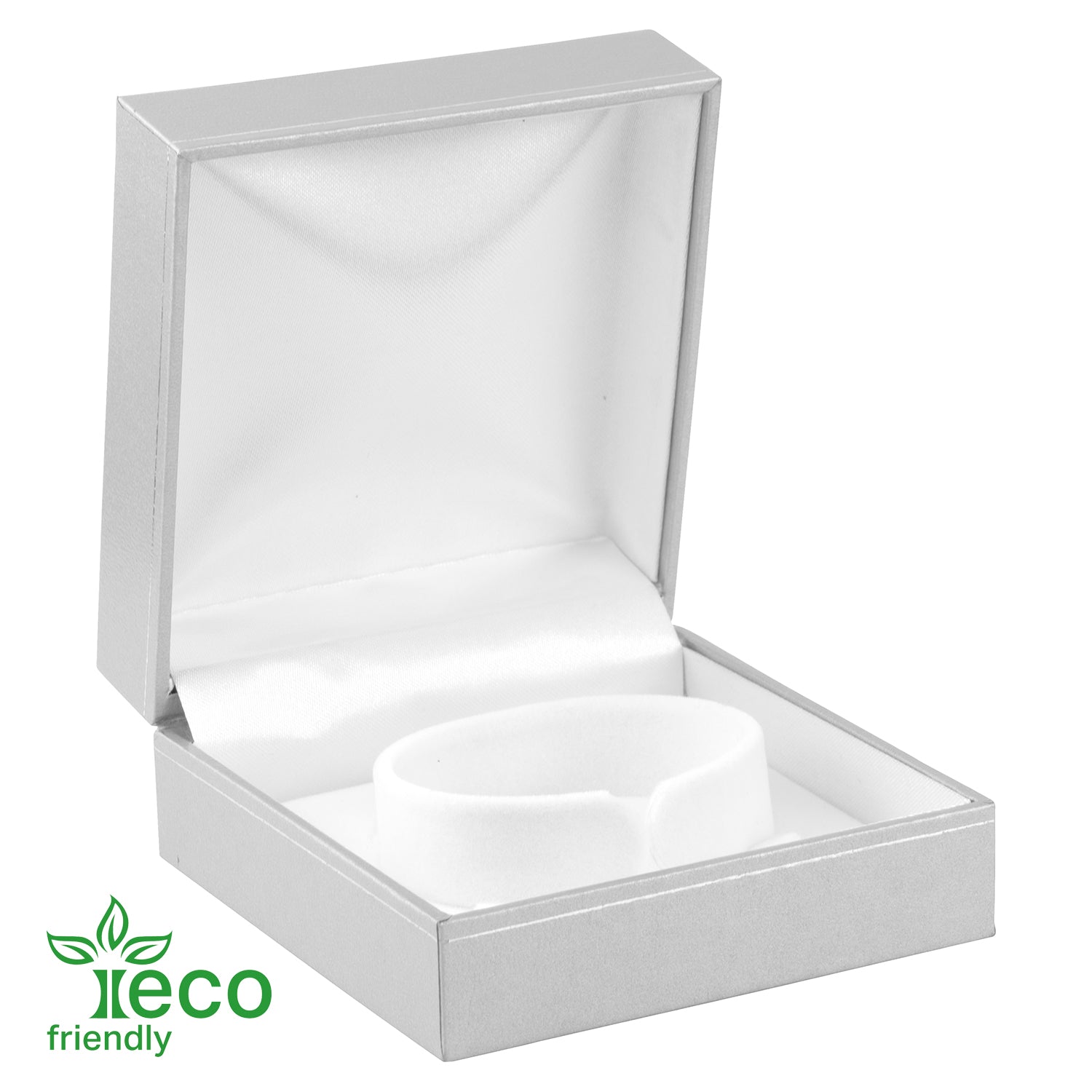 Eco-Friendly Paper-Covered Bangle Box with Gold Accent
