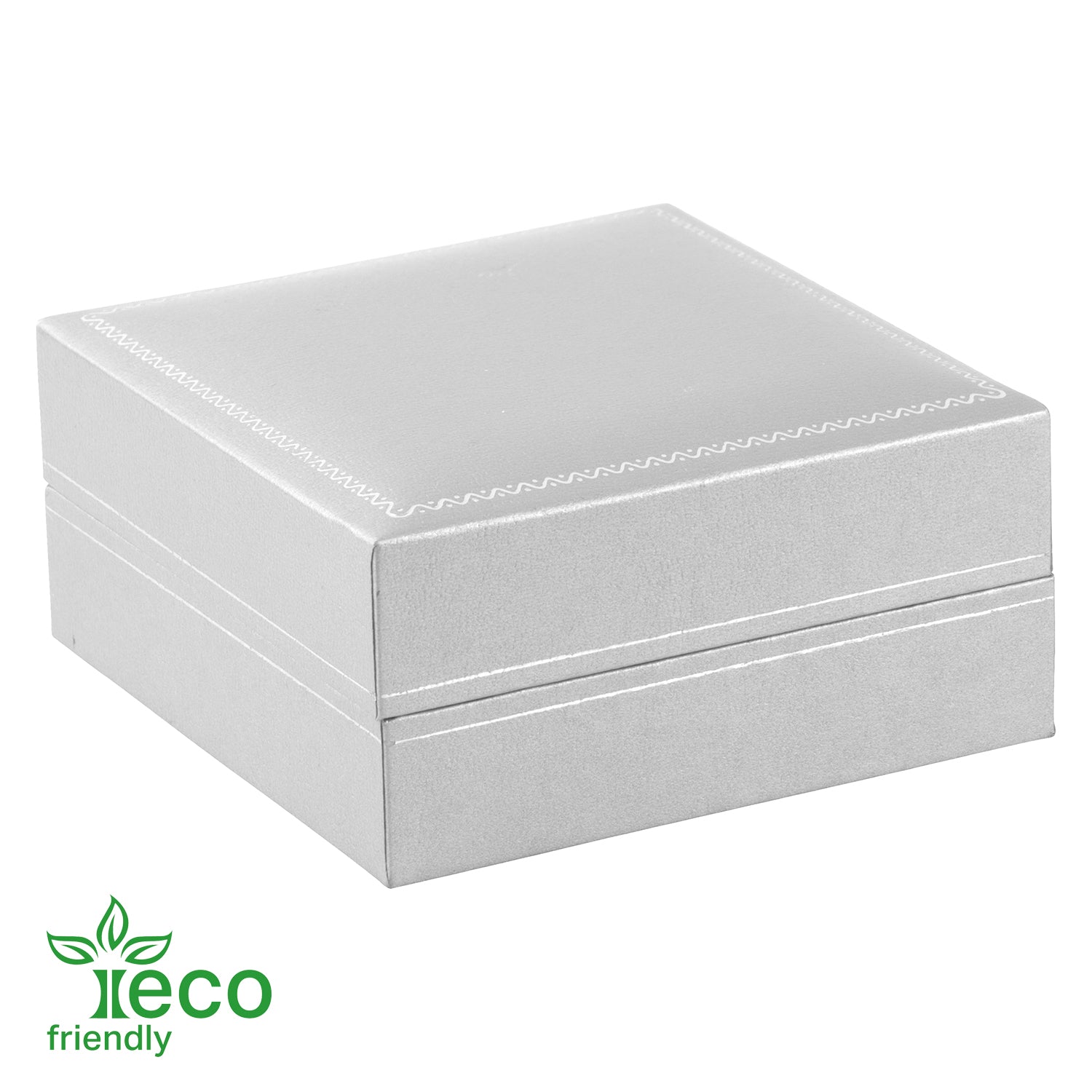 Eco-Friendly Paper-Covered Bangle Box with Gold Accent