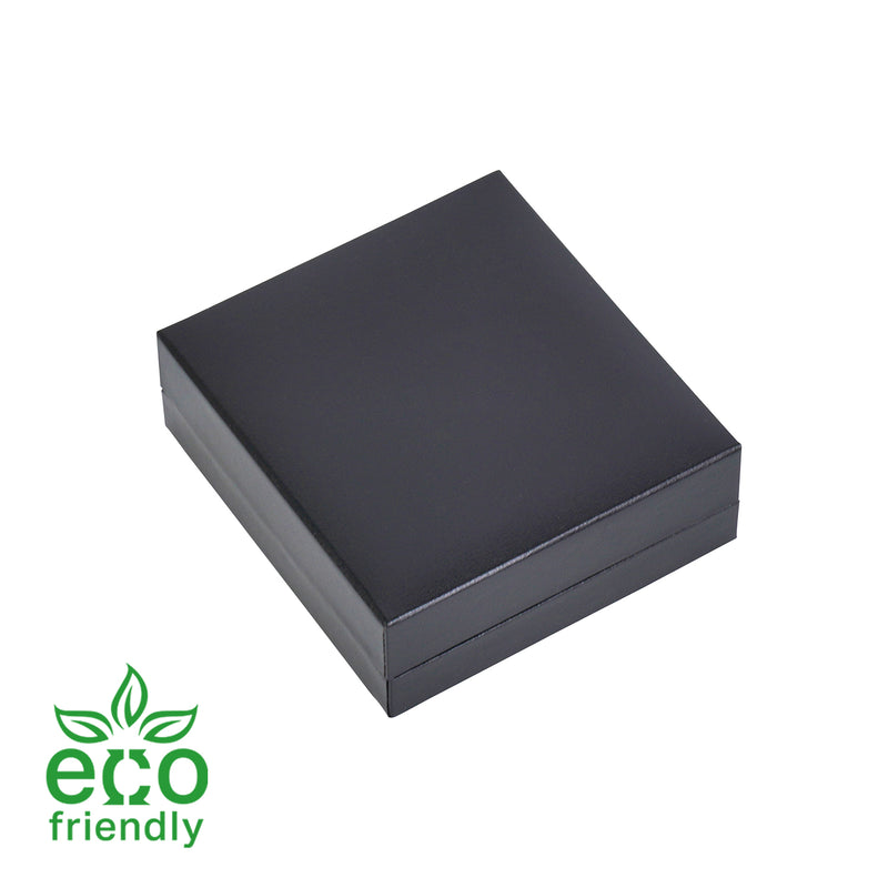 Eco-Friendly Plastic Black Leatherette Universal Box with Velvet Insert