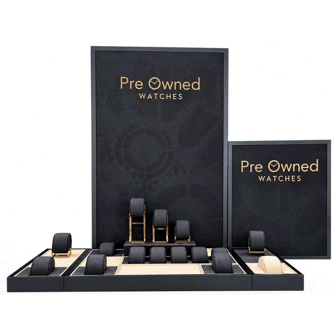 Watch Backboard and Display Set for Pre-owned Watches