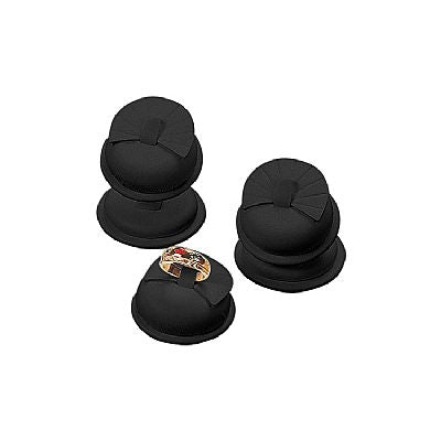 Leatherette Set of Three Ring Clip Displays