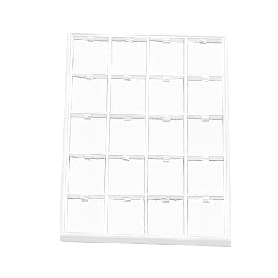 Leatherette Display Holds 20 Pendant - Earring Pads