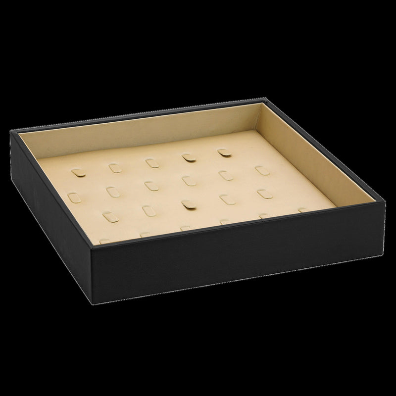 Leatherette Ring Clip Tray