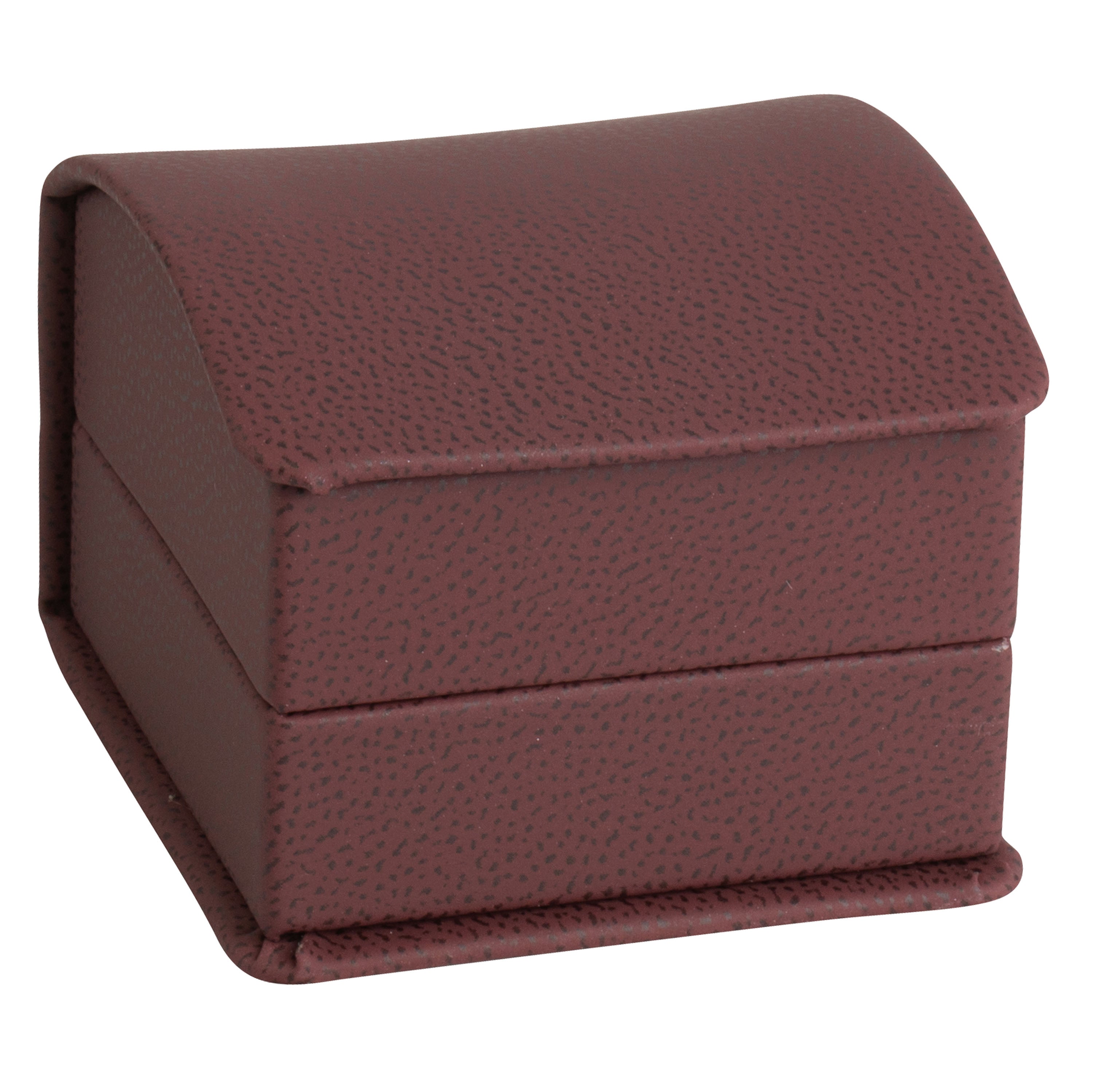 Leatherette Single Earring Box Leatherette Interior with Matching Ribboned Packer