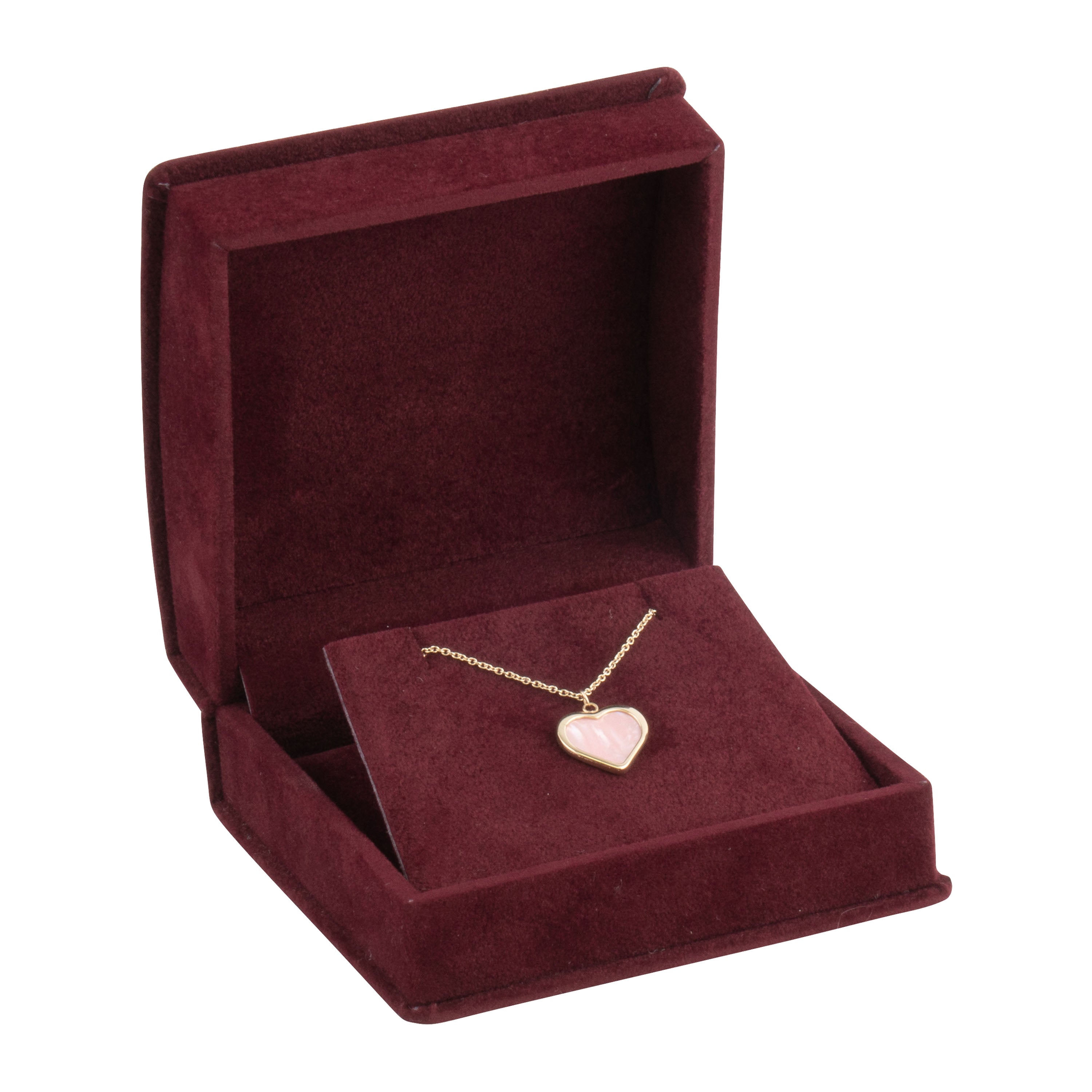 Suede Universal Box with Matching Interior with Ribboned Packer