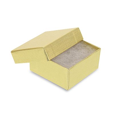 Cotton Filled Cardboard Ring or Earring Box