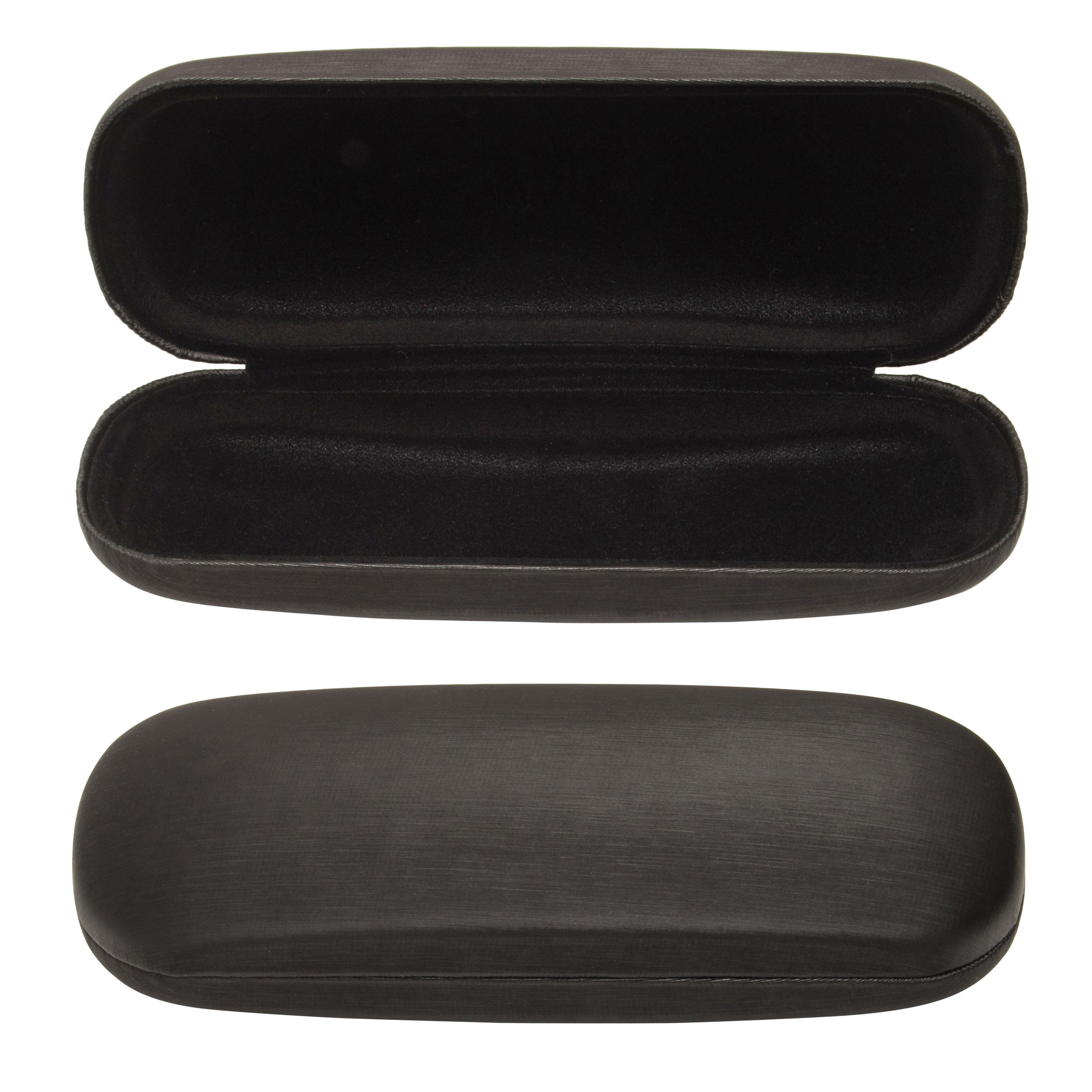 Hard Shell Brushed Eyeglass Case
