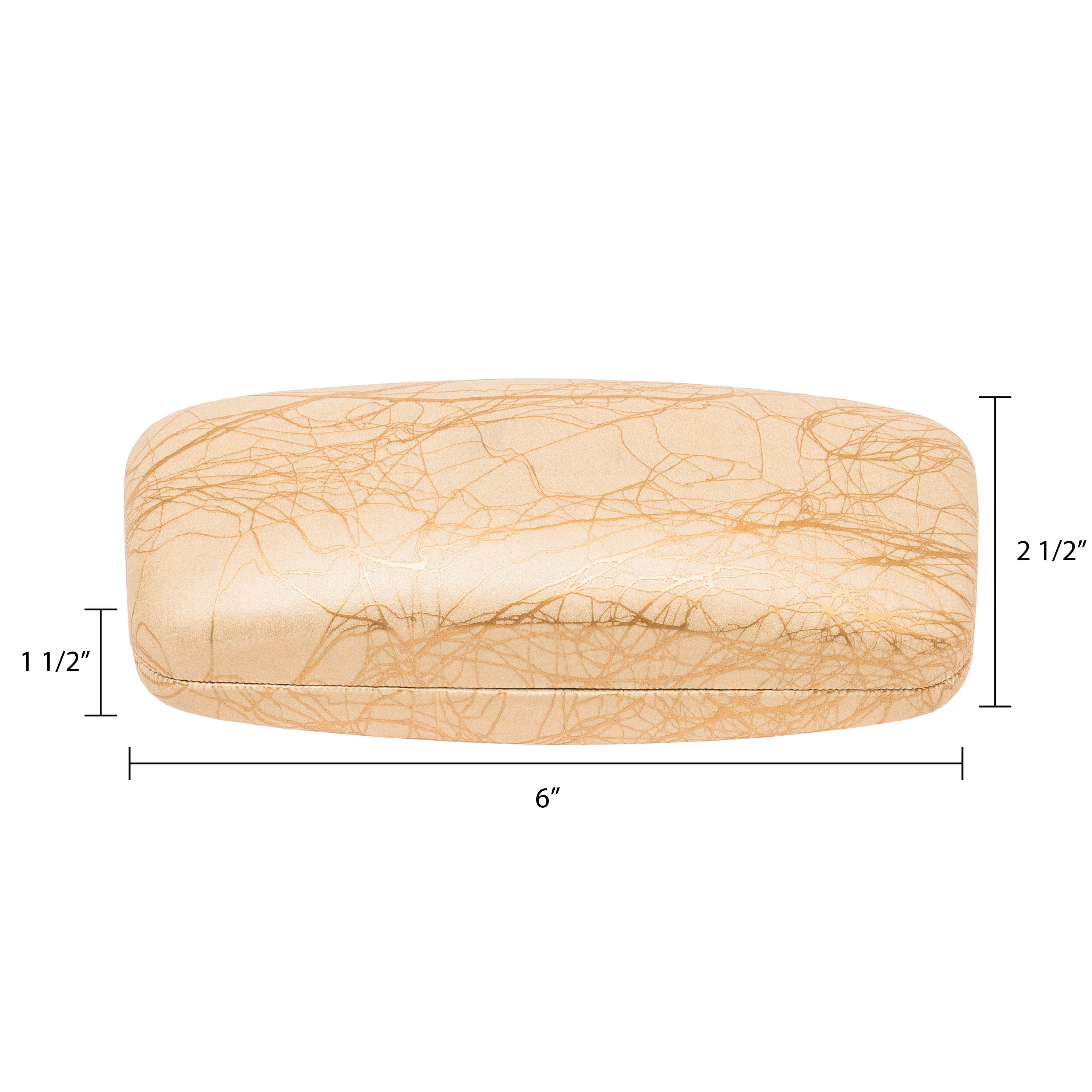 Large Hard Shell Lightning Grain Eyeglass Case