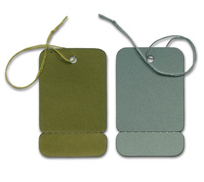 Large perforated tags