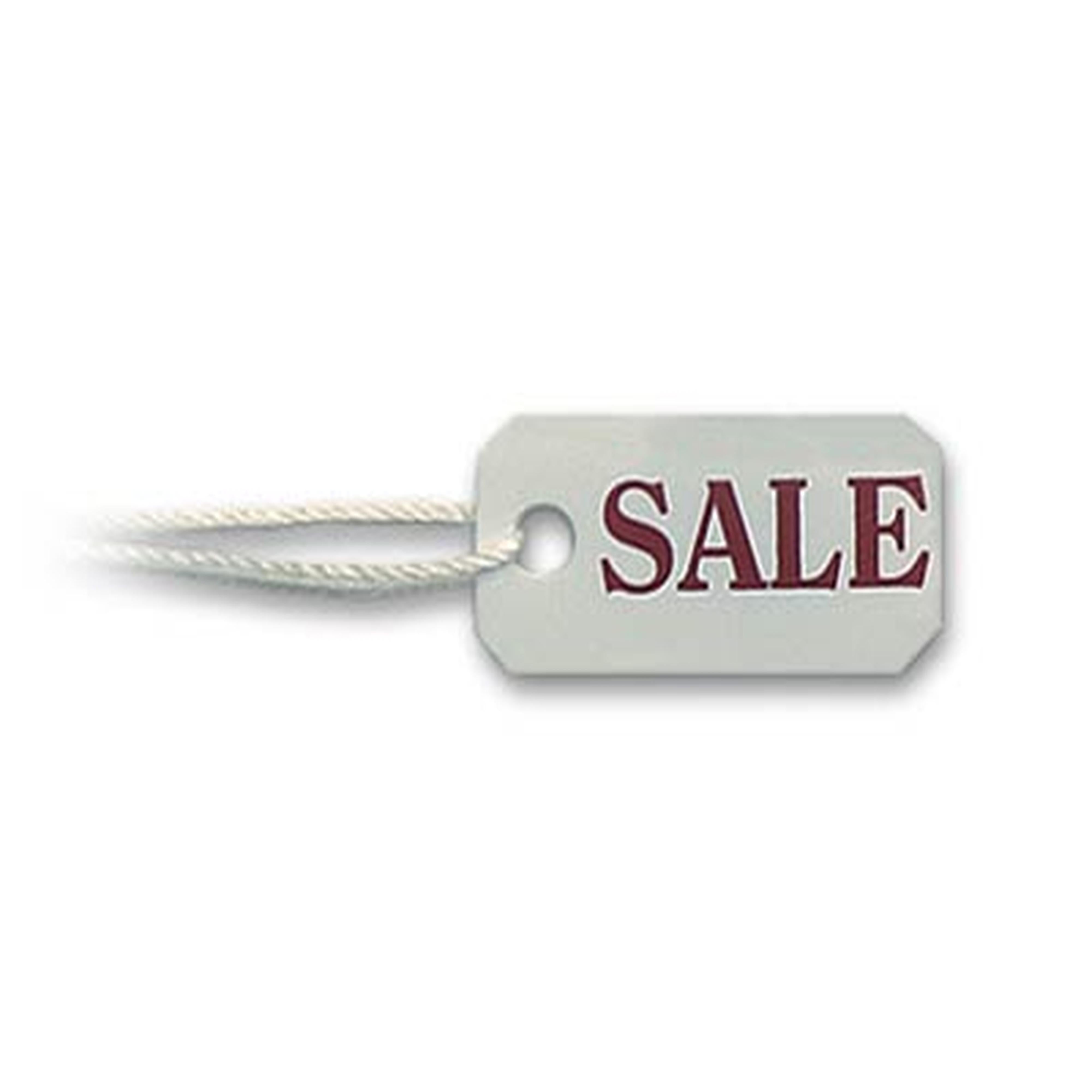 Sale Tags With String