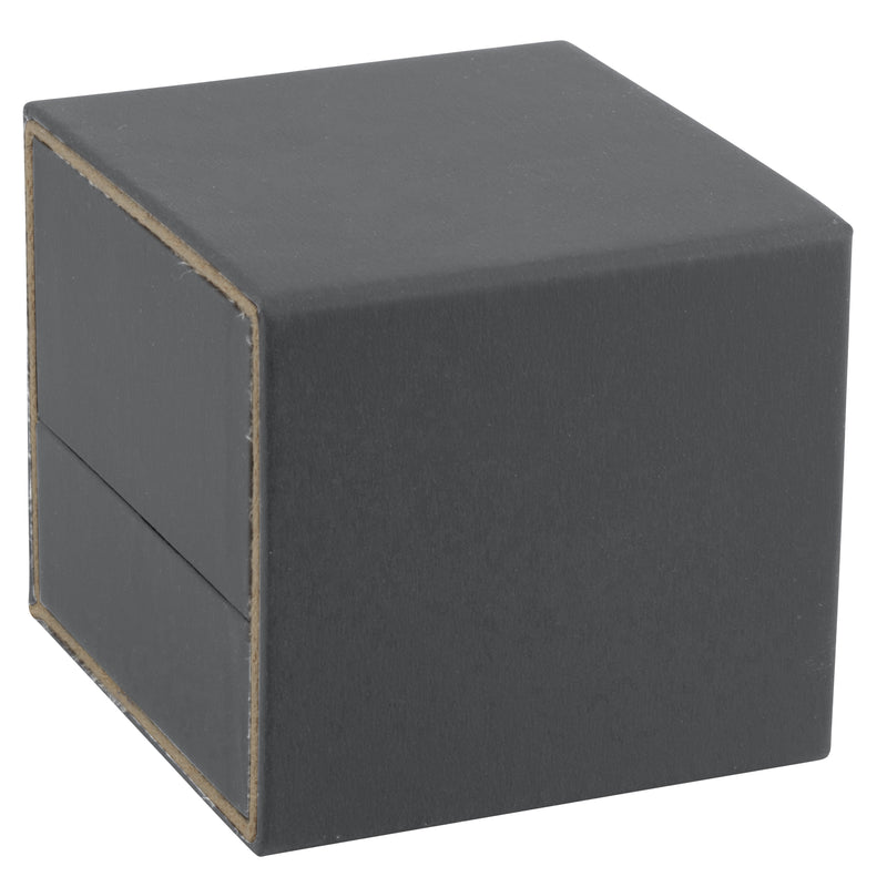 Eco-Friendly Matte Paper-Covered Large Single Ring Plastic Box  with Matching Moulded Sleeve