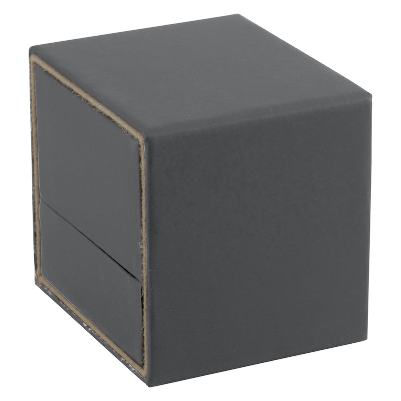 Eco-Friendly Matte Paper-Covered Single Ring Plastic Box with Matching Moulded Sleeve