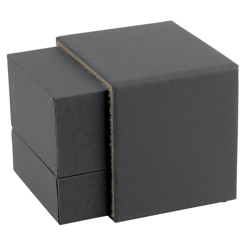 Eco-Friendly Matte Paper-Covered Single Ring Plastic Box with Matching Moulded Sleeve