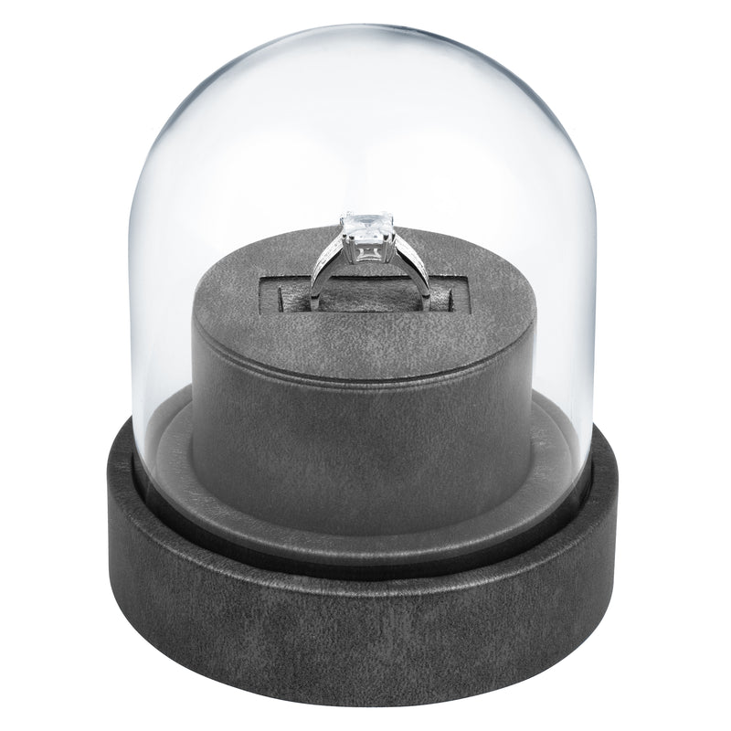 Glass Dome Box with Single Ring Insert