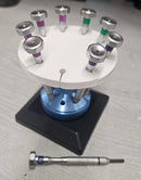 Set of 9 Screwdrivers with Swivel Base