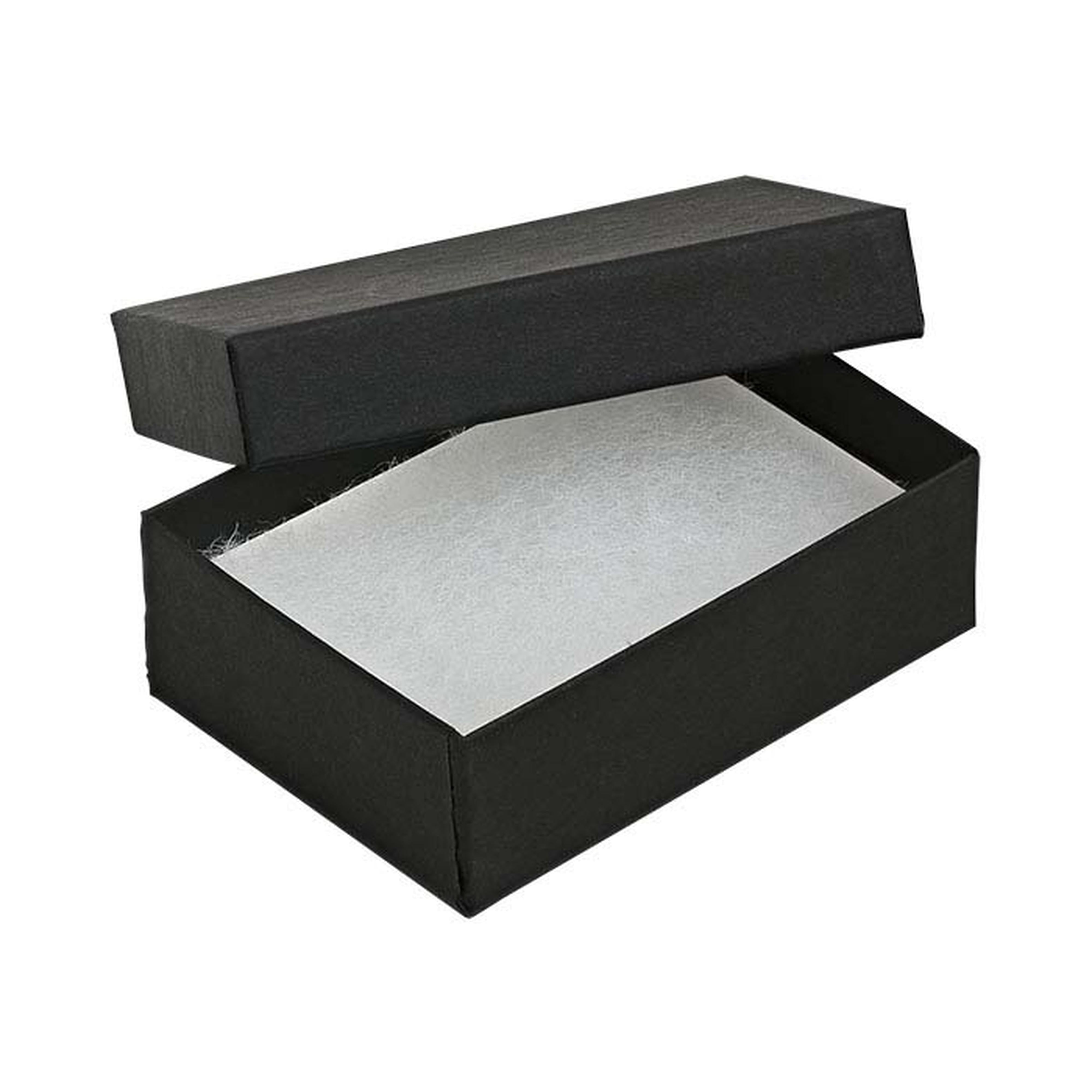 Black Glossy Cotton Filled Cardboard Boxes