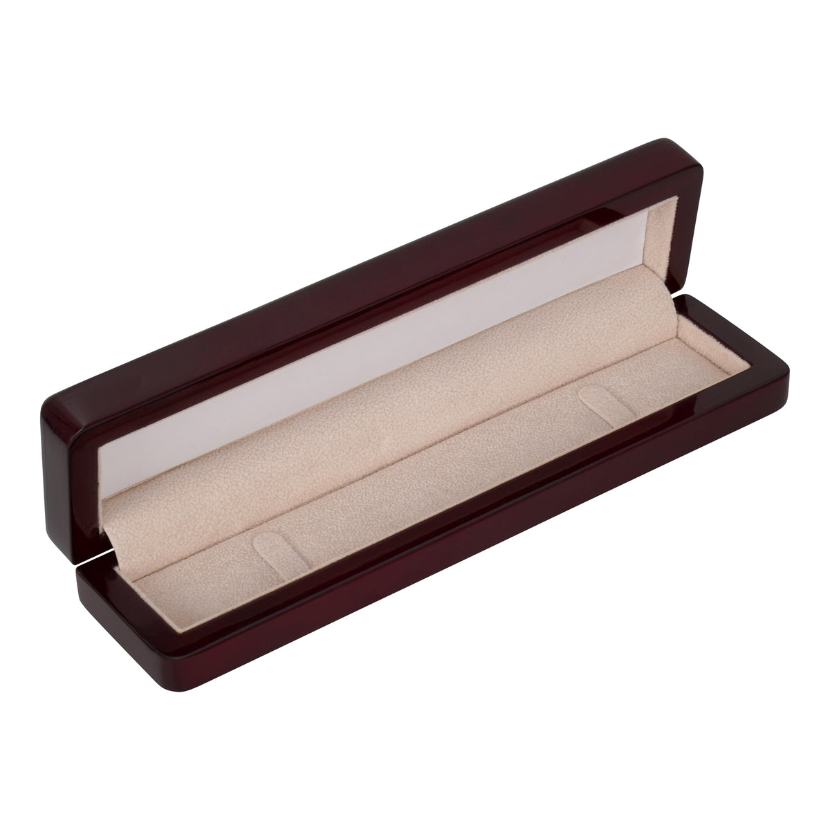 Wooden Bracelet Box with Suede Insert