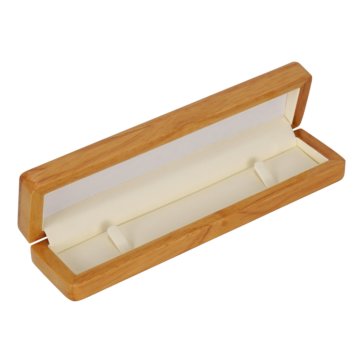 Wooden Bracelet Box with Suede Insert