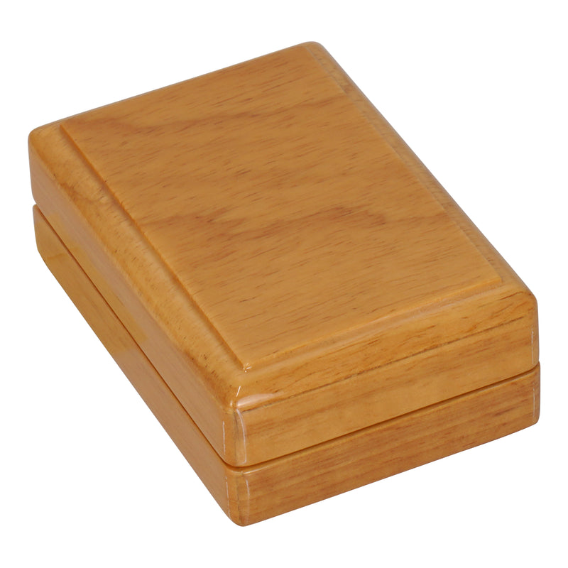 Wooden Pearl Box with Suede Insert