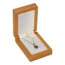 Wooden Pearl Box with Suede Insert