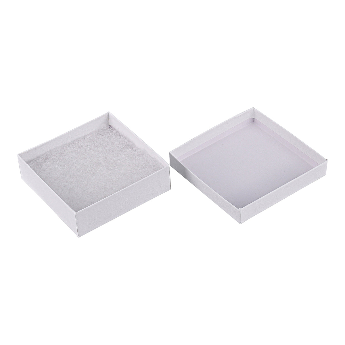 White Swirl Cotton Filled Cardboard Boxes