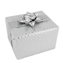 Silver Dots Two-Sided Jeweller's Wrapping Paper