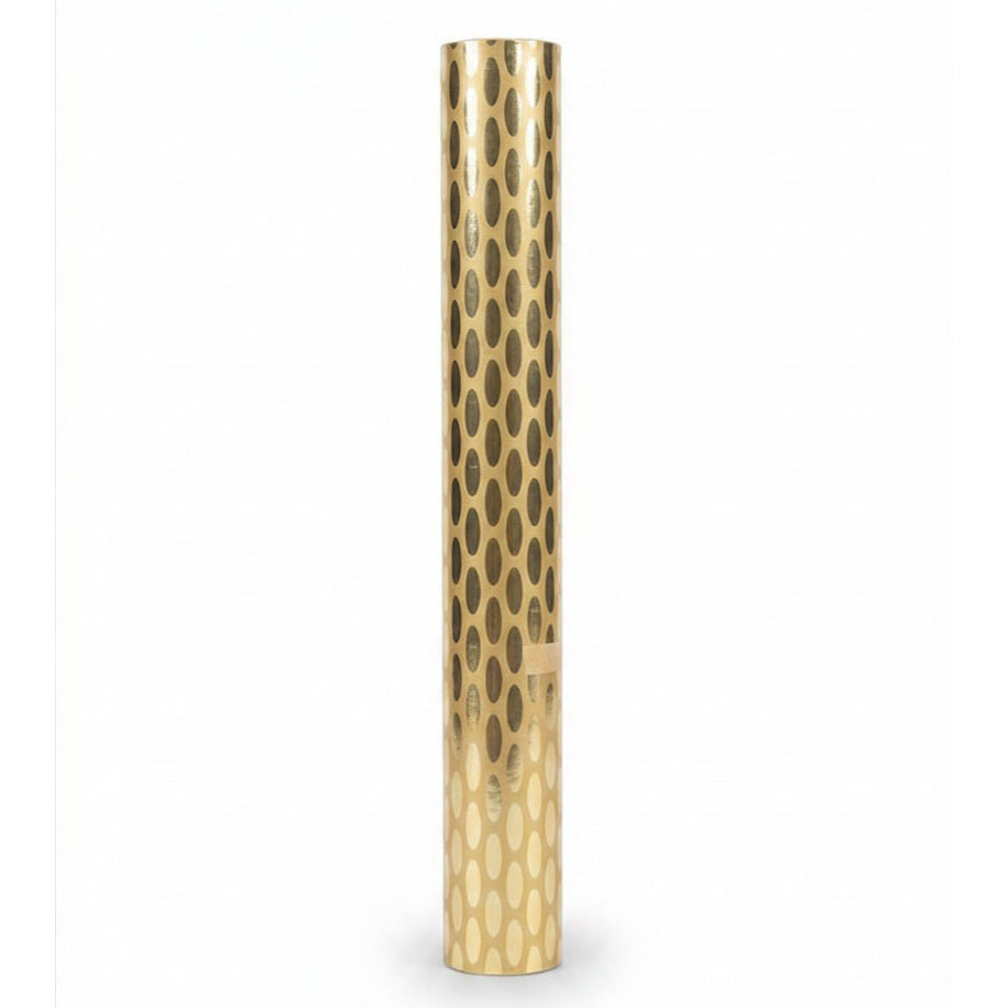 Gold Metallic Print Wrapping Paper