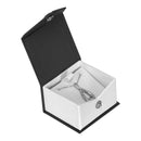 Textured Paper Covered Single Earring Box with White Insert