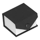 Textured Paper Covered Single Ring Box with White Insert