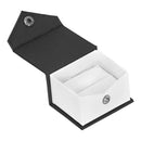 Textured Paper Covered Single Ring Box with White Insert