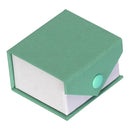 Textured Paper Covered Single Ring Box with White Insert