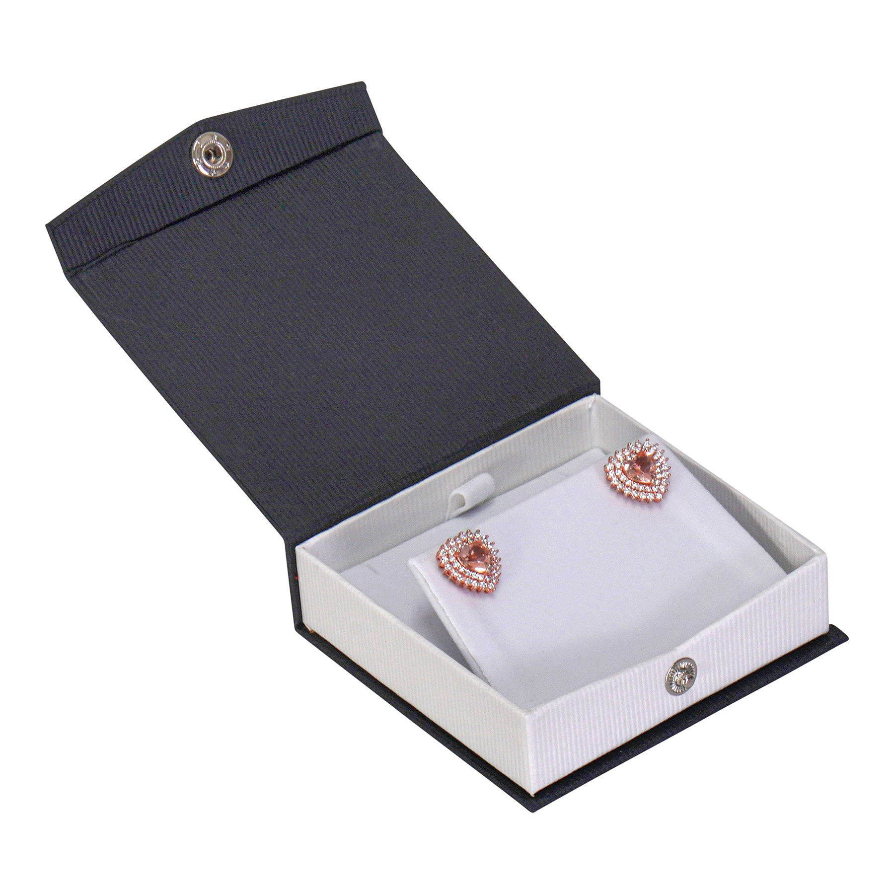 Textured Paper Covered Universal Box with White Insert