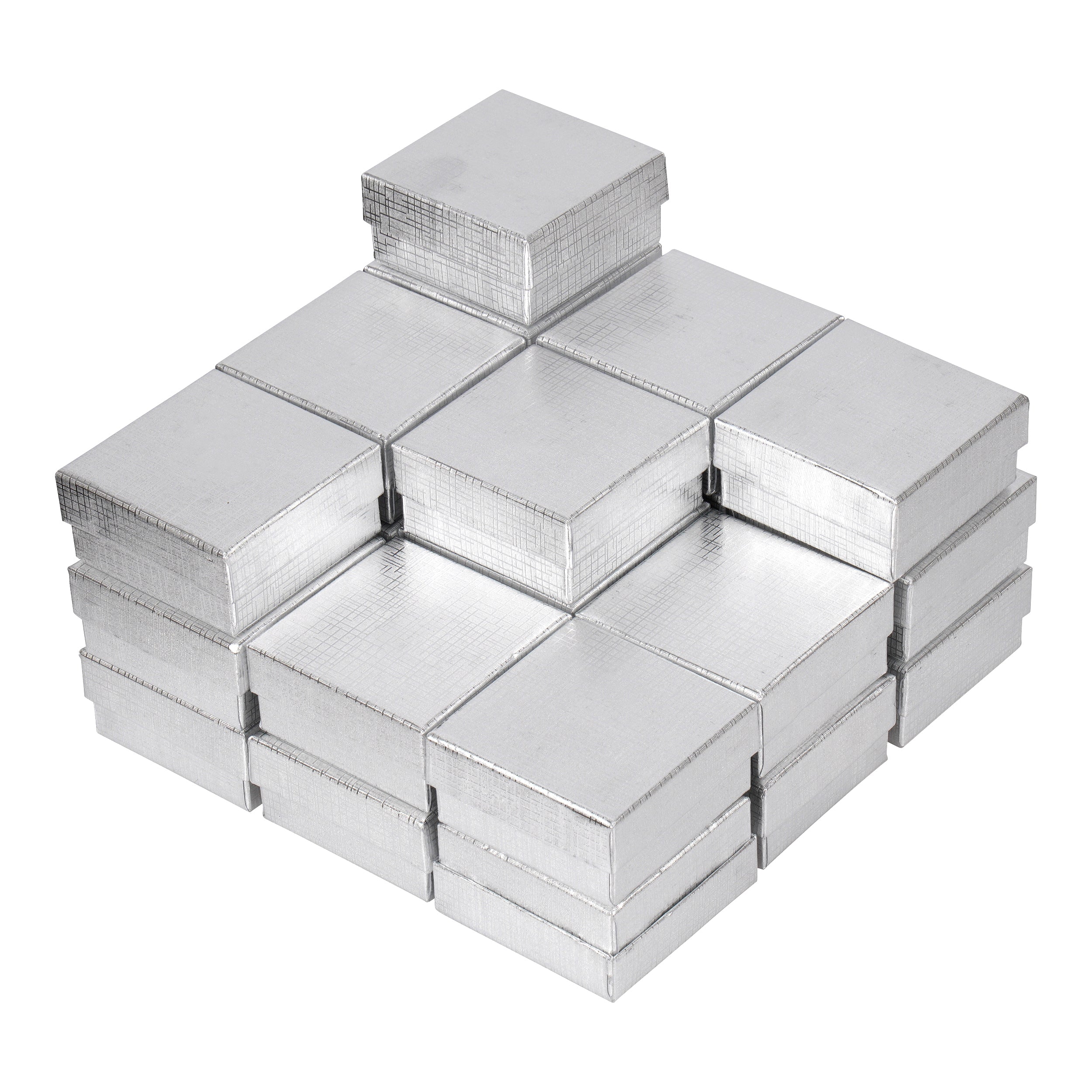 Cotton Filled Linen Metallic Manilla Box