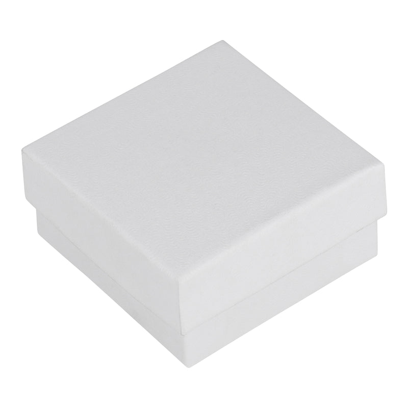 White Swirl Cotton Filled Cardboard Boxes