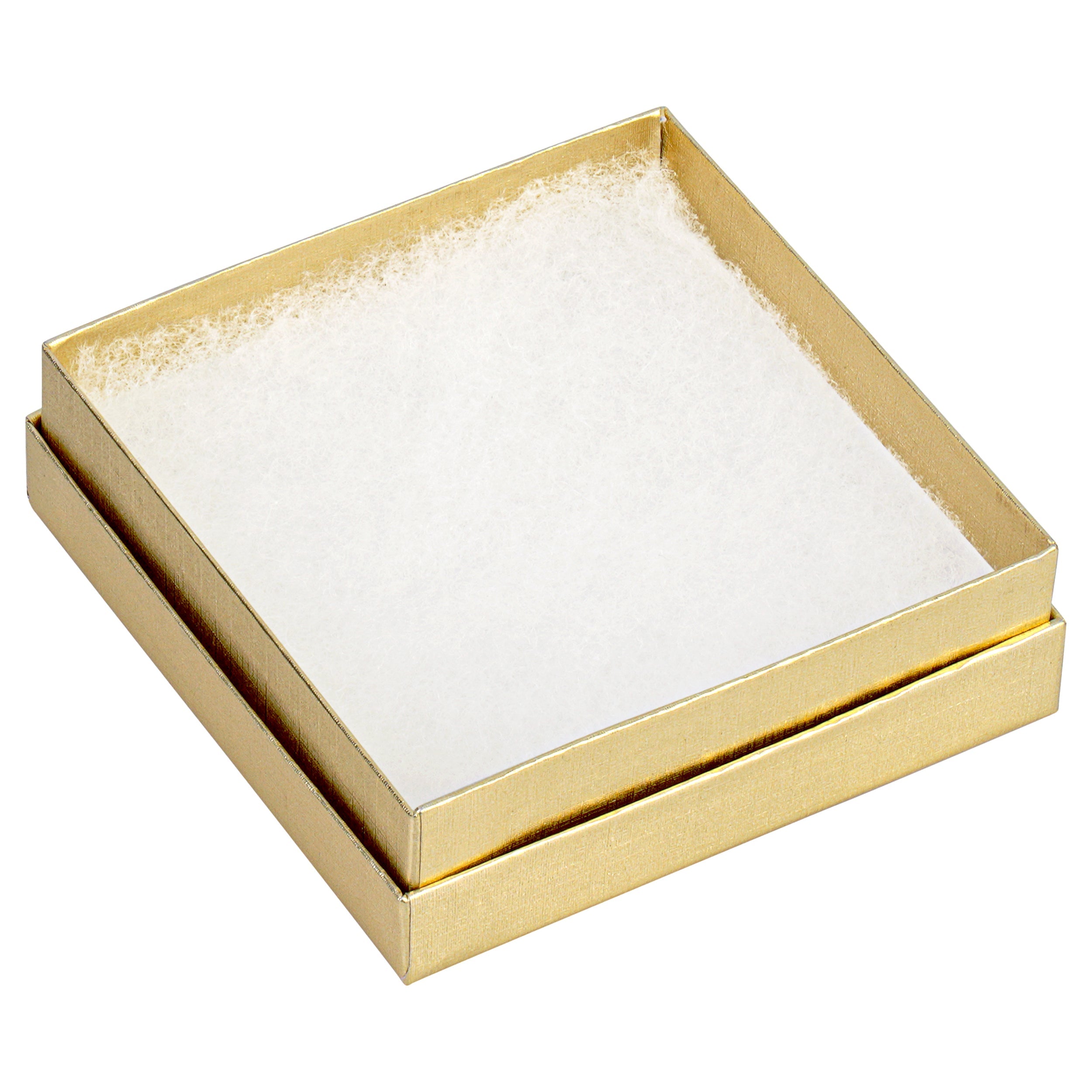 Cotton Filled Linen Metallic Manilla Box